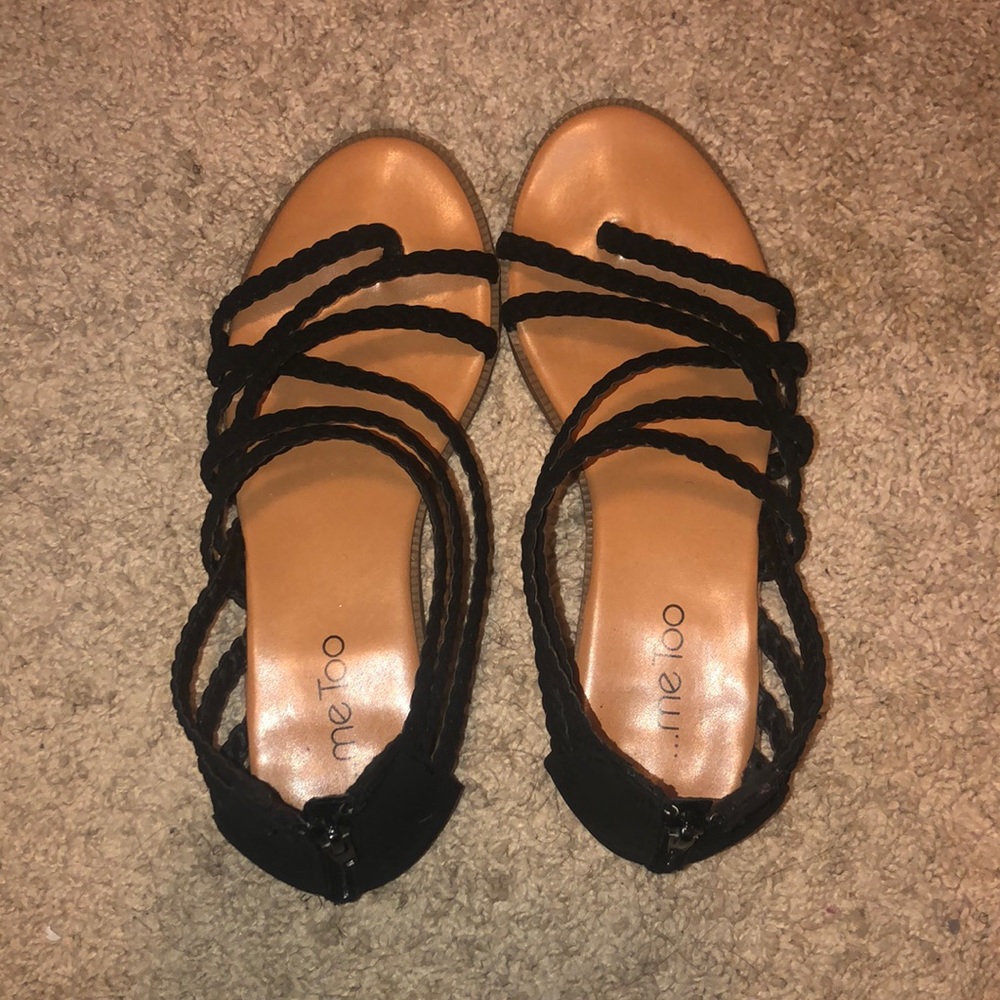 🚨FREE w/ 2+ BUNDLE 🤗 Black 🖤 Sandals